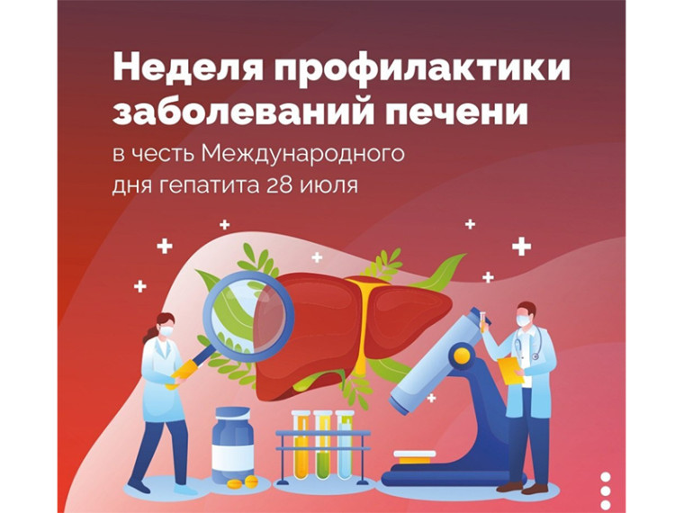 Период с 28.07.2025 по 03.08.2025 объявлен Министерством здравоохранения Российской Федерации как Неделя профилактики заболеваний печени (в честь Международного дня борьбы с гепатитом 28 июля). Период с 28.07.2025 по 03.08.2025 объявлен Министерством здравоохранения Российской Федерации как Неделя профилактики заболеваний печени (в честь Международного дня борьбы с гепатитом 28 июля).
